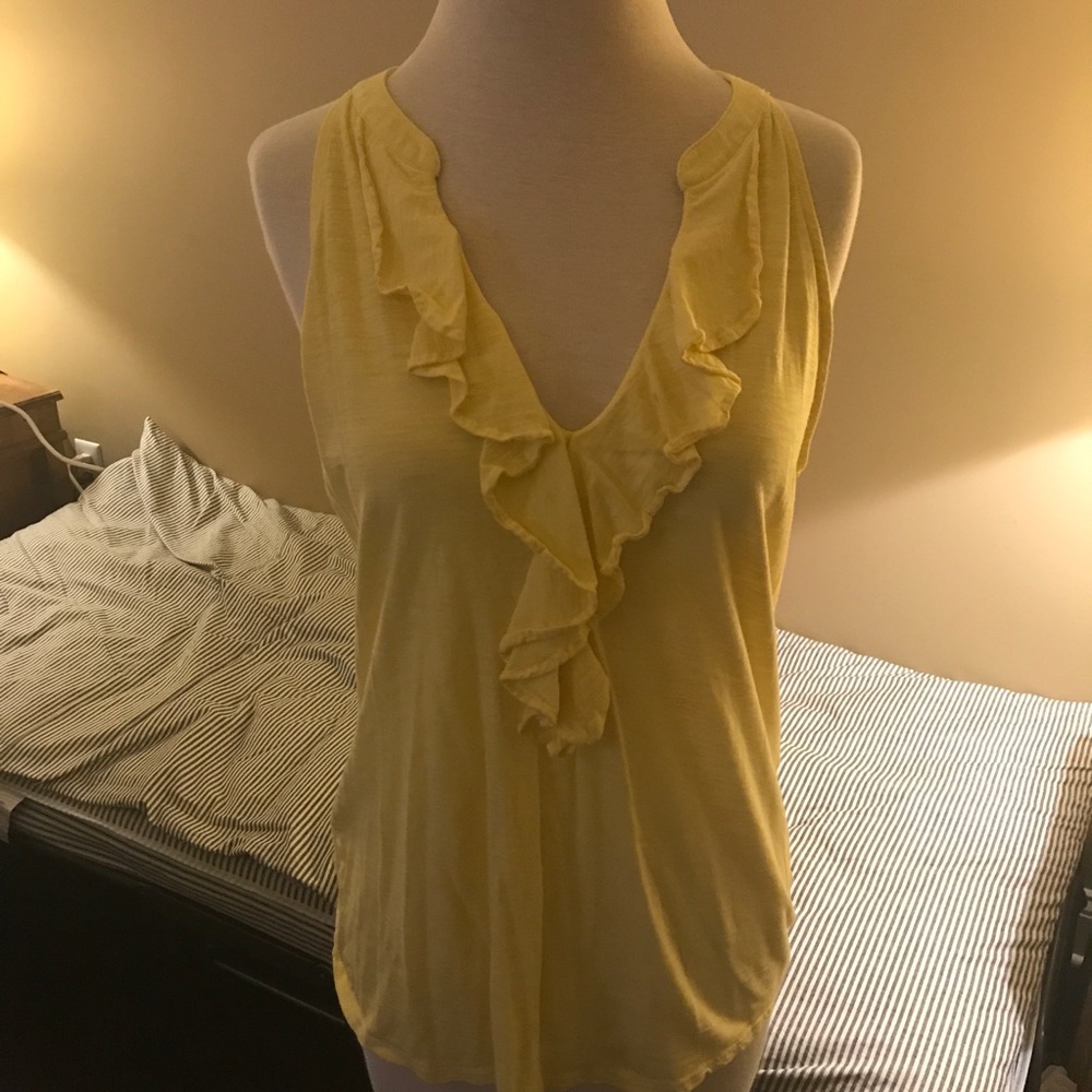 Lilly Pulitzer Shay Tank Top Yellow Large